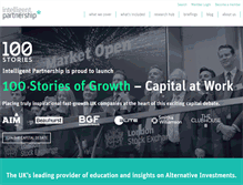 Tablet Screenshot of intelligent-partnership.com